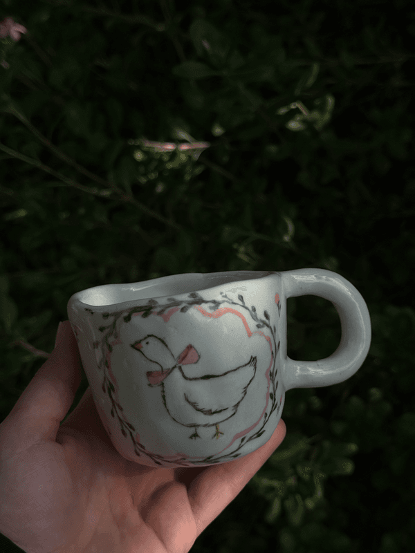 كوب البطه من متجر كوب الفخار