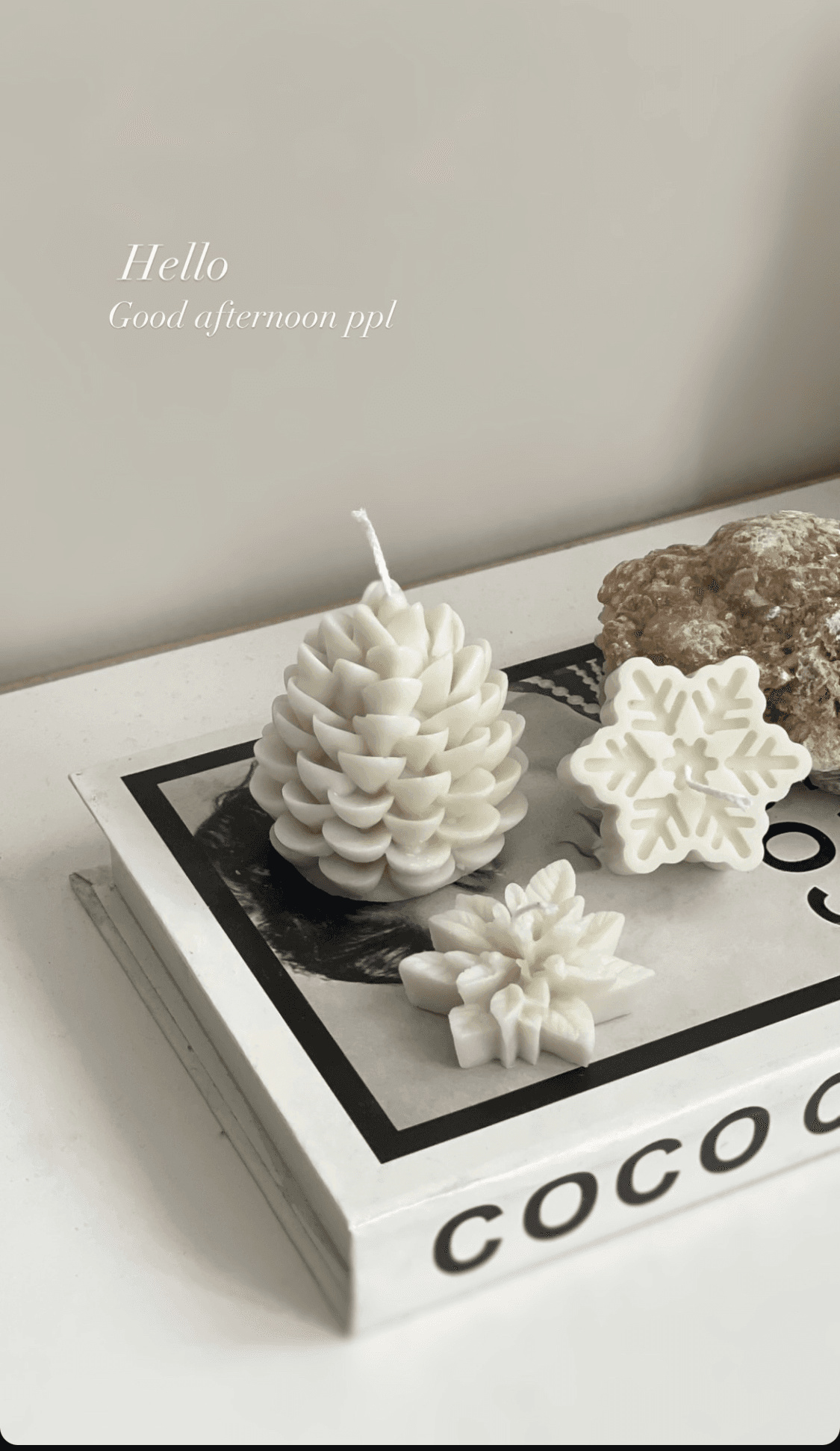 مجموعة نُدفة من متجر ضوء الشموع