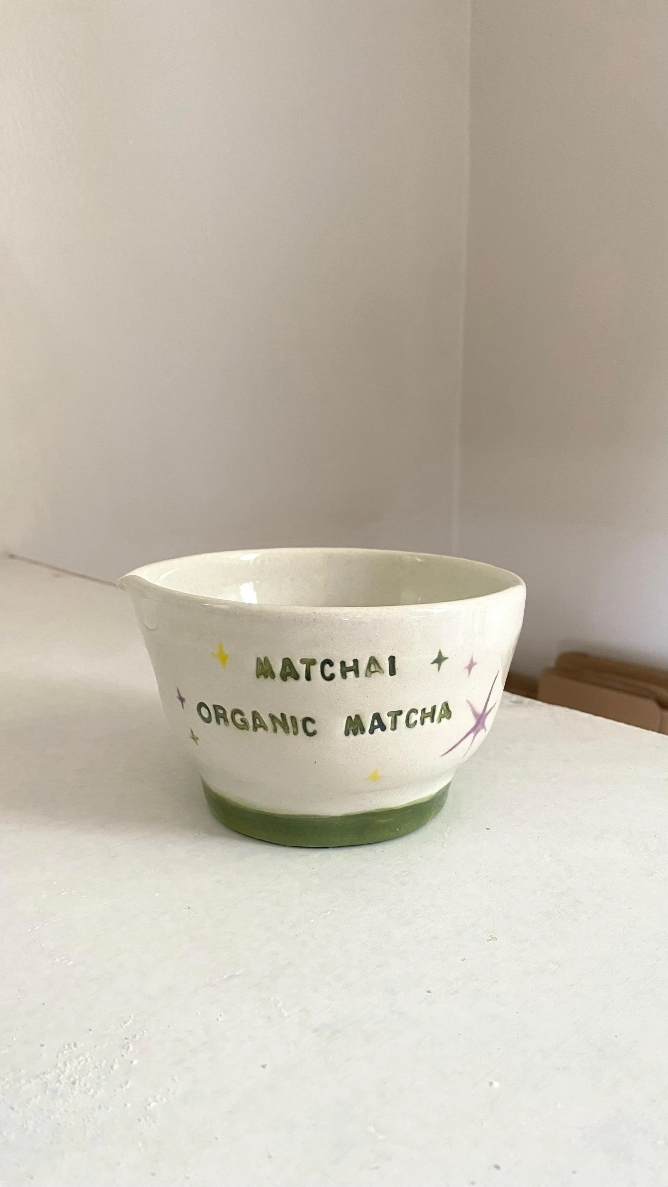 وعاء ماتشا من متجر خزفيات ميلينا