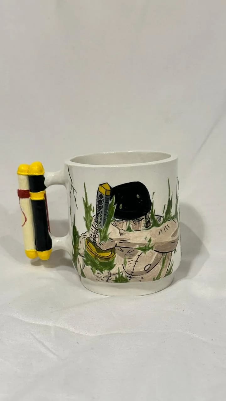 كوب Leon , كوب Zoro 🤍 (طلب خاص) من متجر مِنْ اَلجُوُدْ