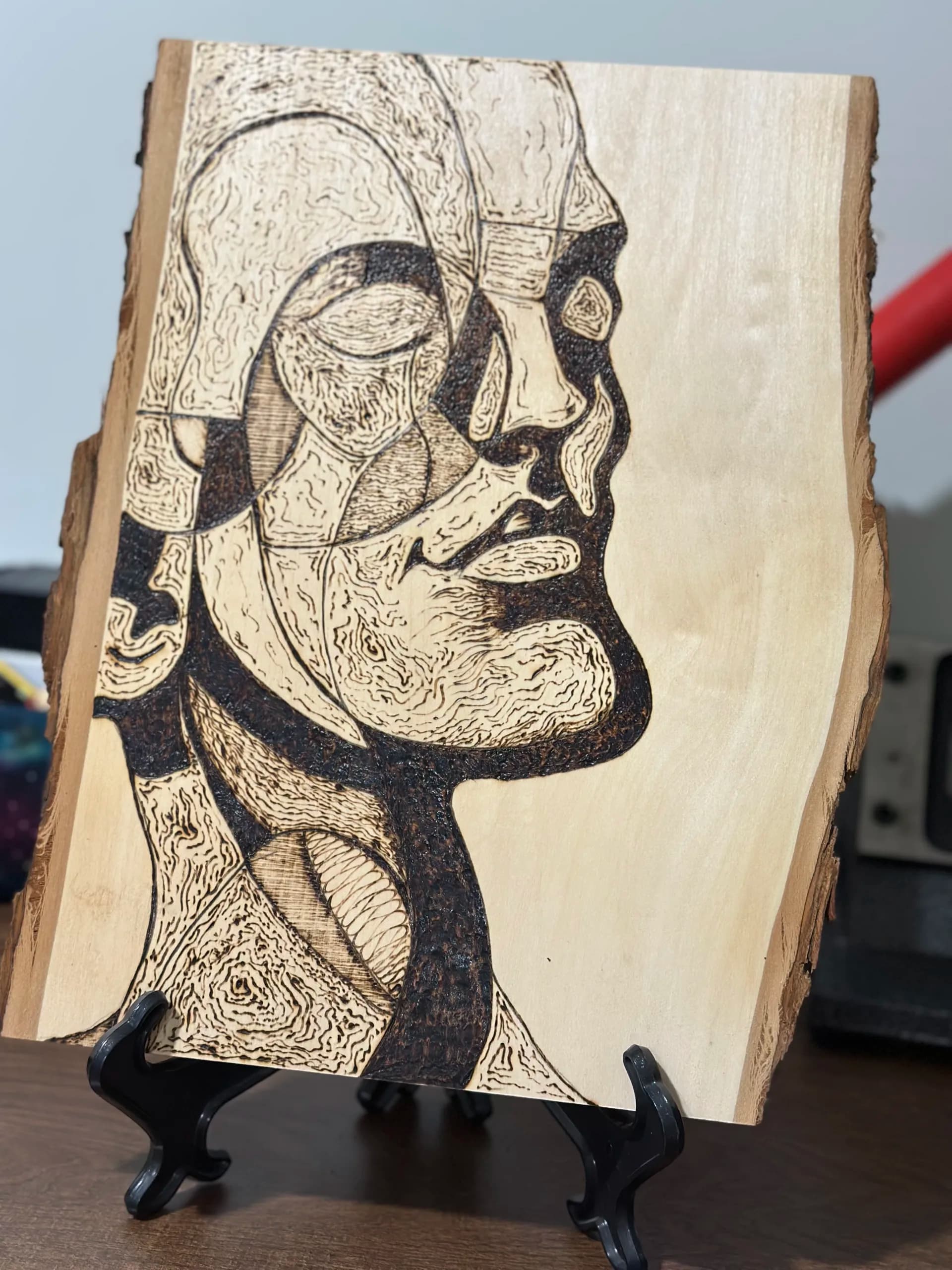 رسمة - خشب محروق من متجر رستك امبرشن