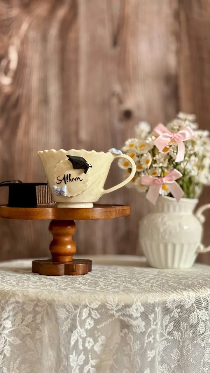 كوب تخرج من متجر اكواب سُكر