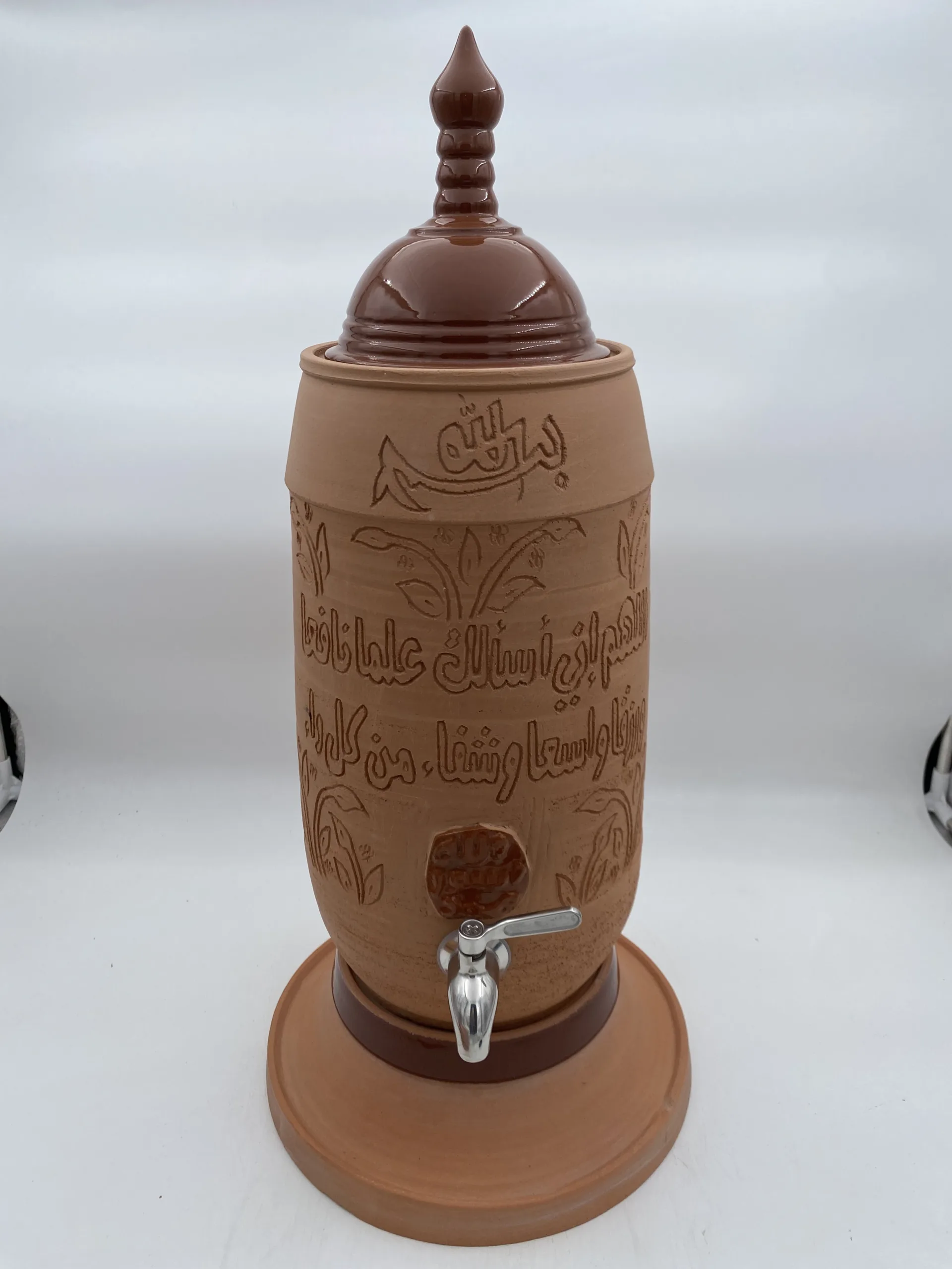 الطراز المديني الصغير (دعاء زمزم) بني 6 لتر من متجر الزير المثالي