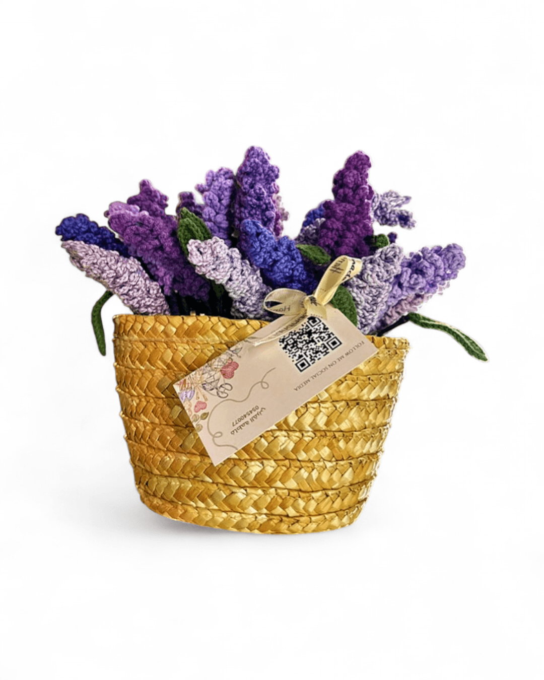 باقة لافندر كروشيه من متجر شغف الفن