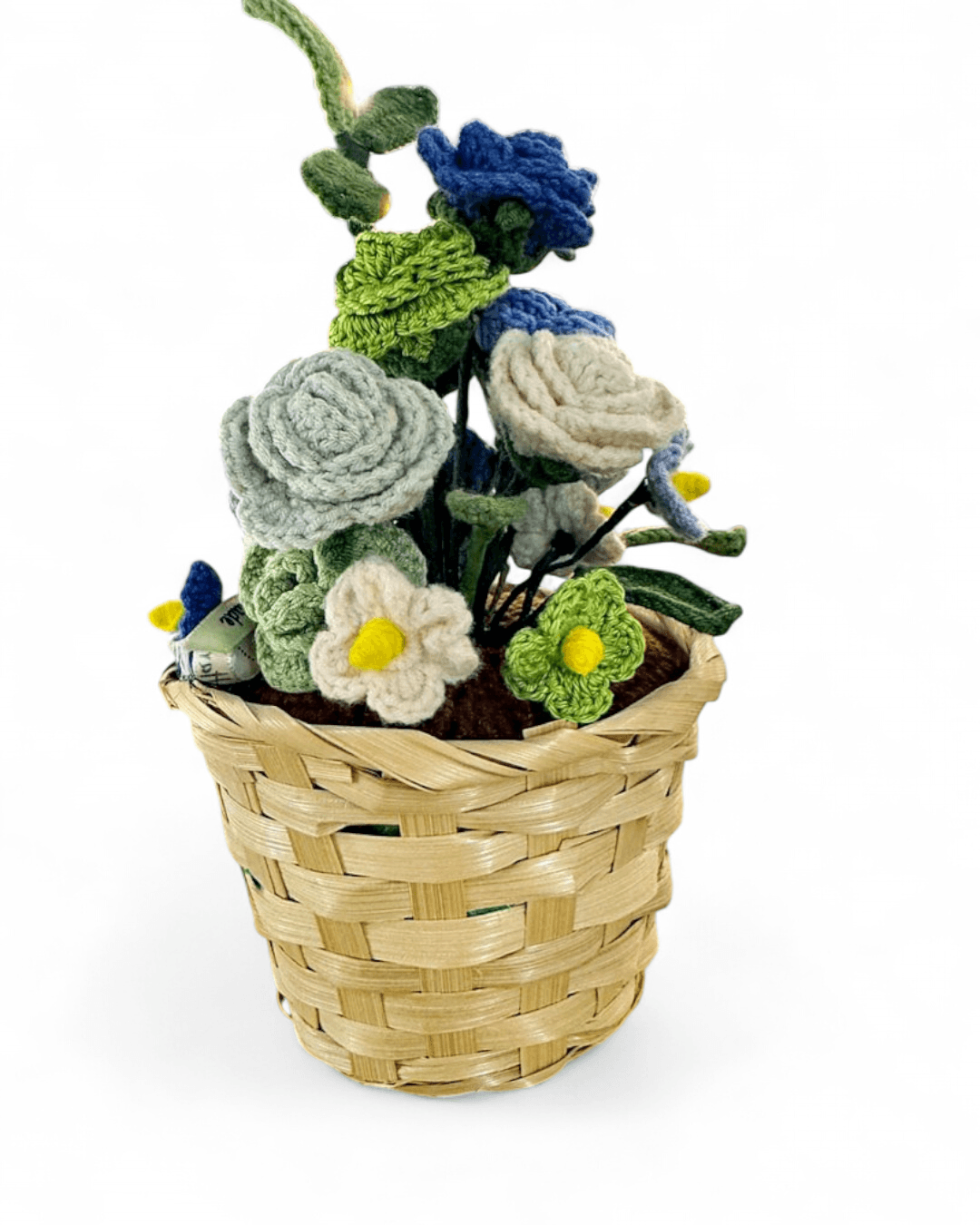 سلة ورد صغيره من متجر شغف الفن