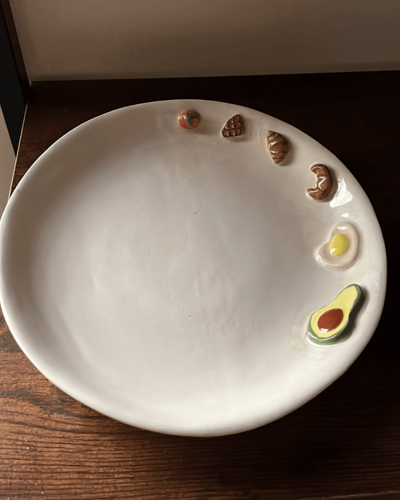 صحن الفطور 🥑🍳 من متجر كلاي-ڤا