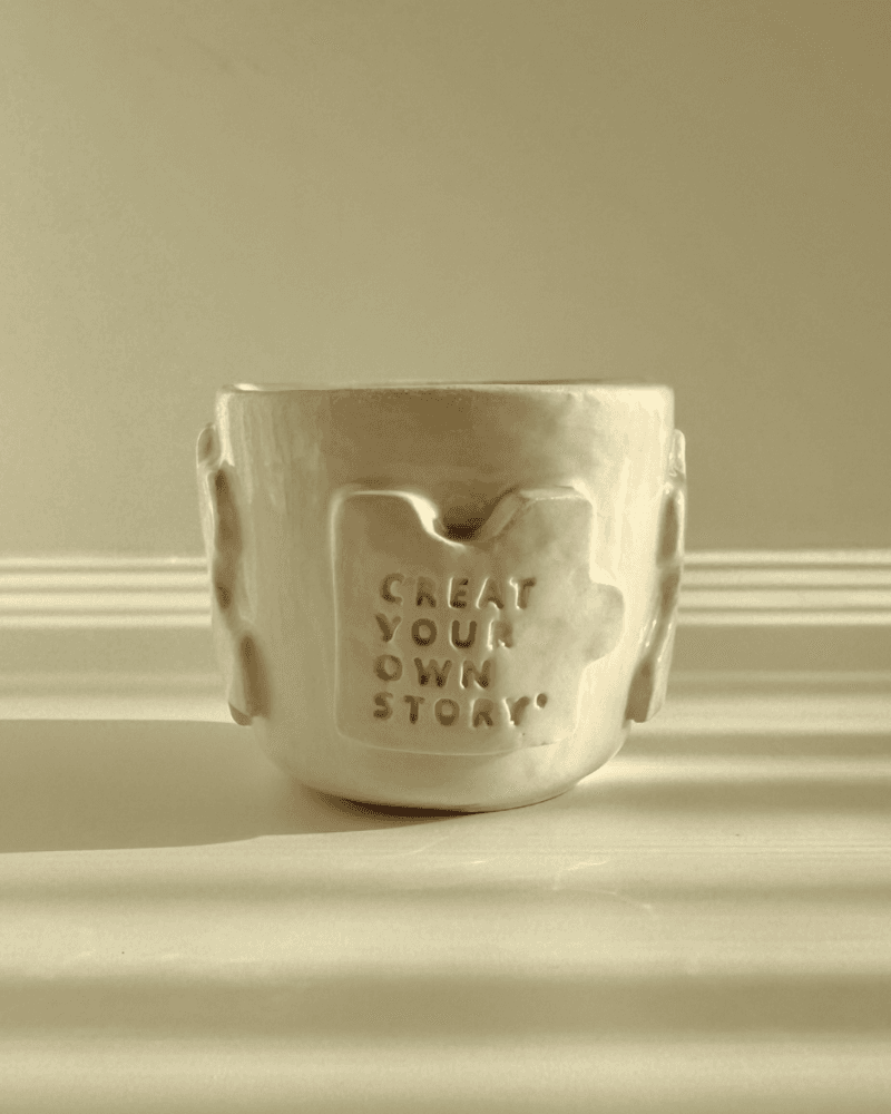 كوب اصنع قصتك (أبيض) من متجر نبتار
