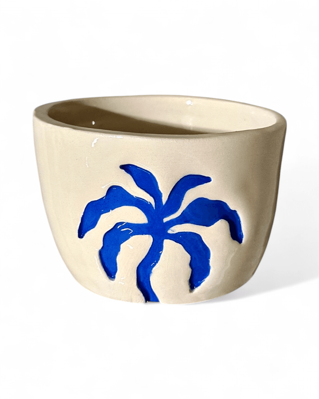 كوب ازرق غامق ksa من متجر فخار ريما