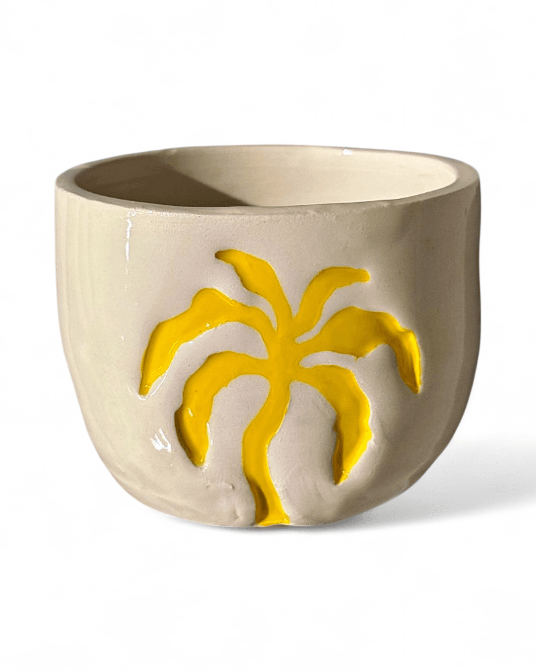 كوب نخله اصفر ksa من متجر فخار ريما