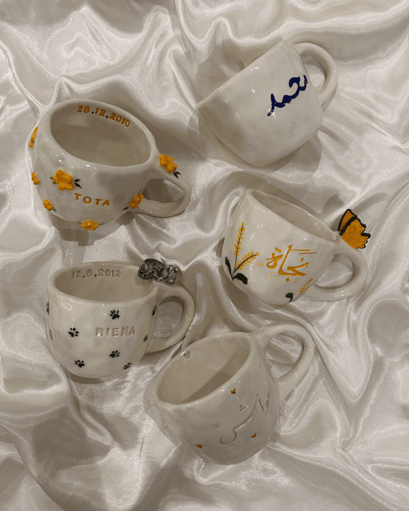 كوب تصميم خاص من متجر اميرة