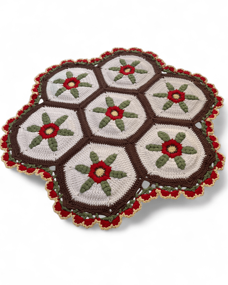 صورة مفرش طاولة - بشاير كروشية